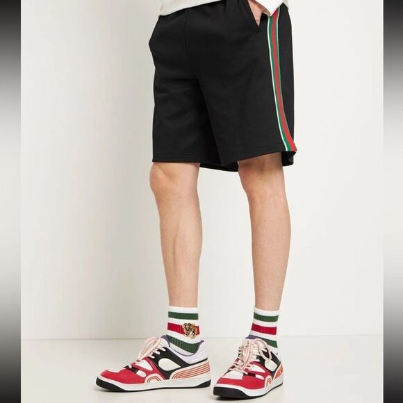 Gucci Basket Low Multicolor Demetra Men's Sneakers US 10.5 Made in Italy NWT - Picture 6 of 14